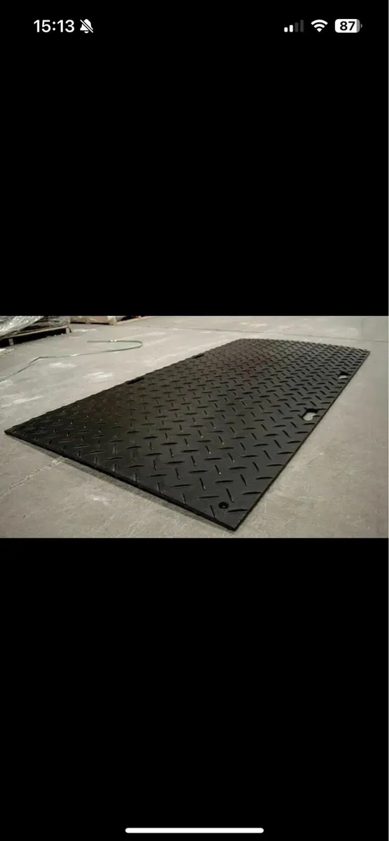 Ground protection mats required