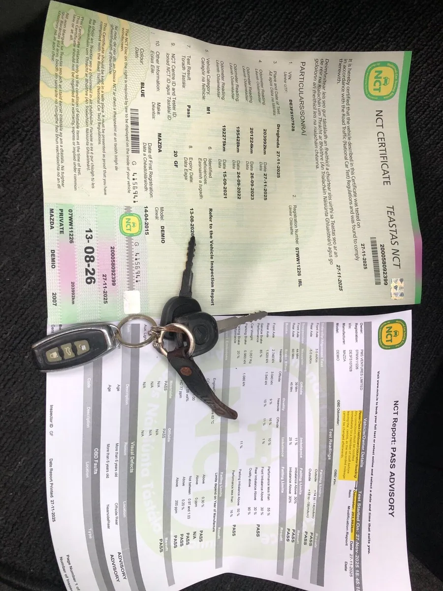 2007 mazda demio automatic new nct - Image 2