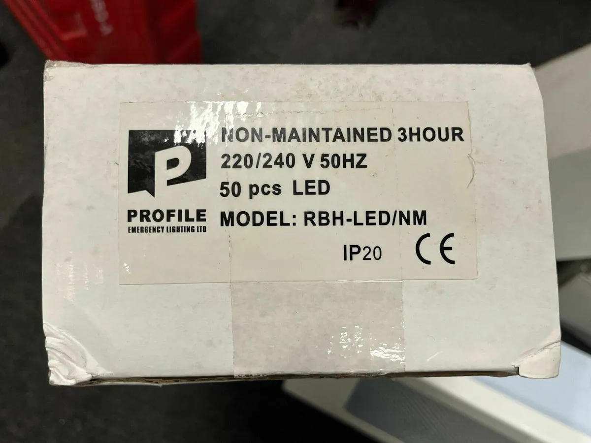 4 LED Recessed cavity Emergency Lights - Image 3