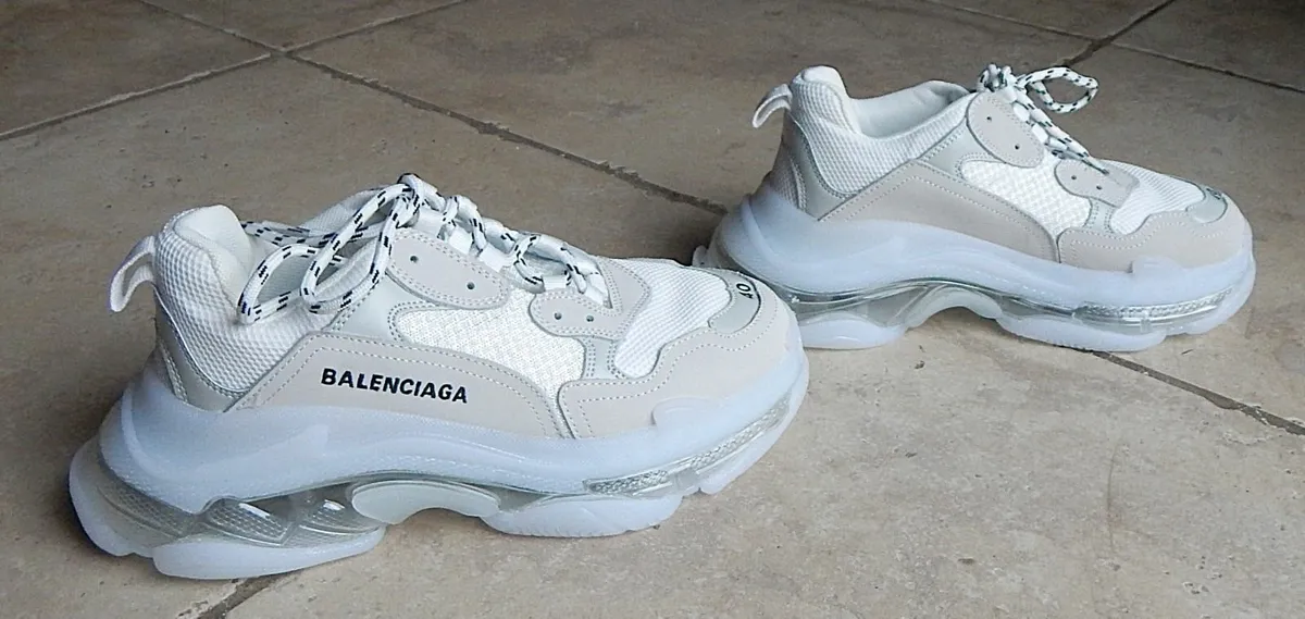 Pair of Balenciaga Triple S Sneakers, Size 40, New - Image 2