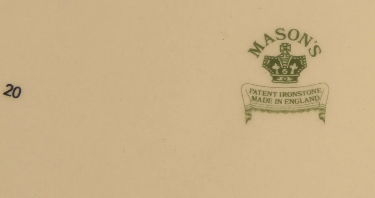 Vintage Mason’s Ceramic Clawson Cheese Plate - Image 4