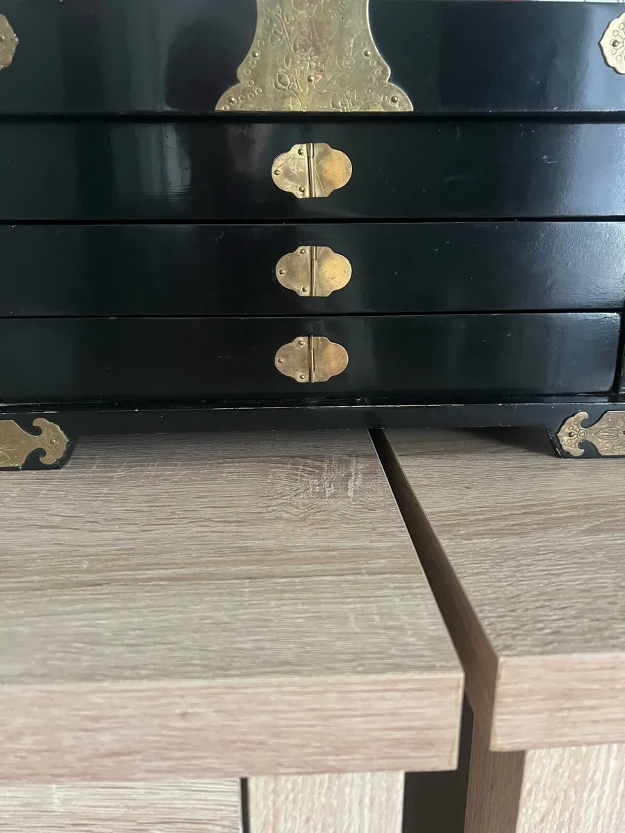 Large antique jewellery box - Image 4