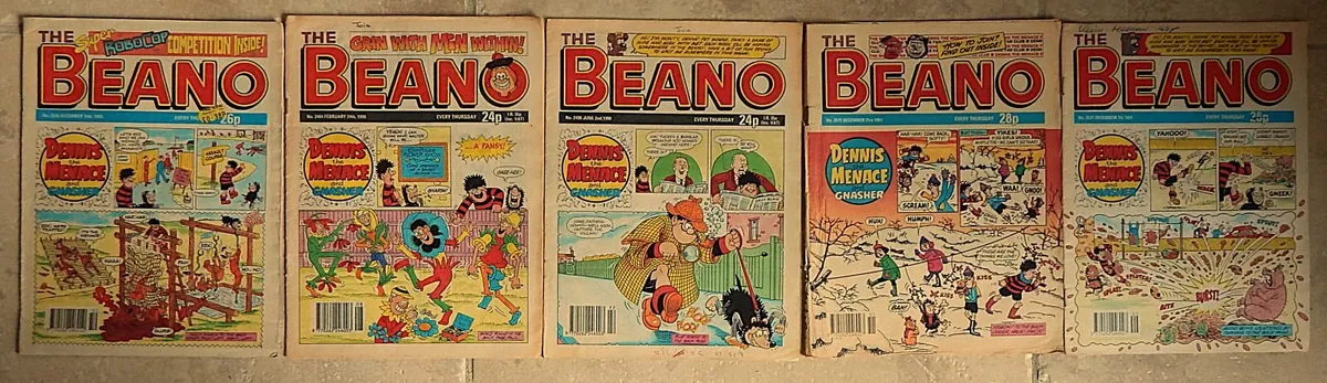 Selection of 20 Vintage Beano Comics from the 90s - Image 4