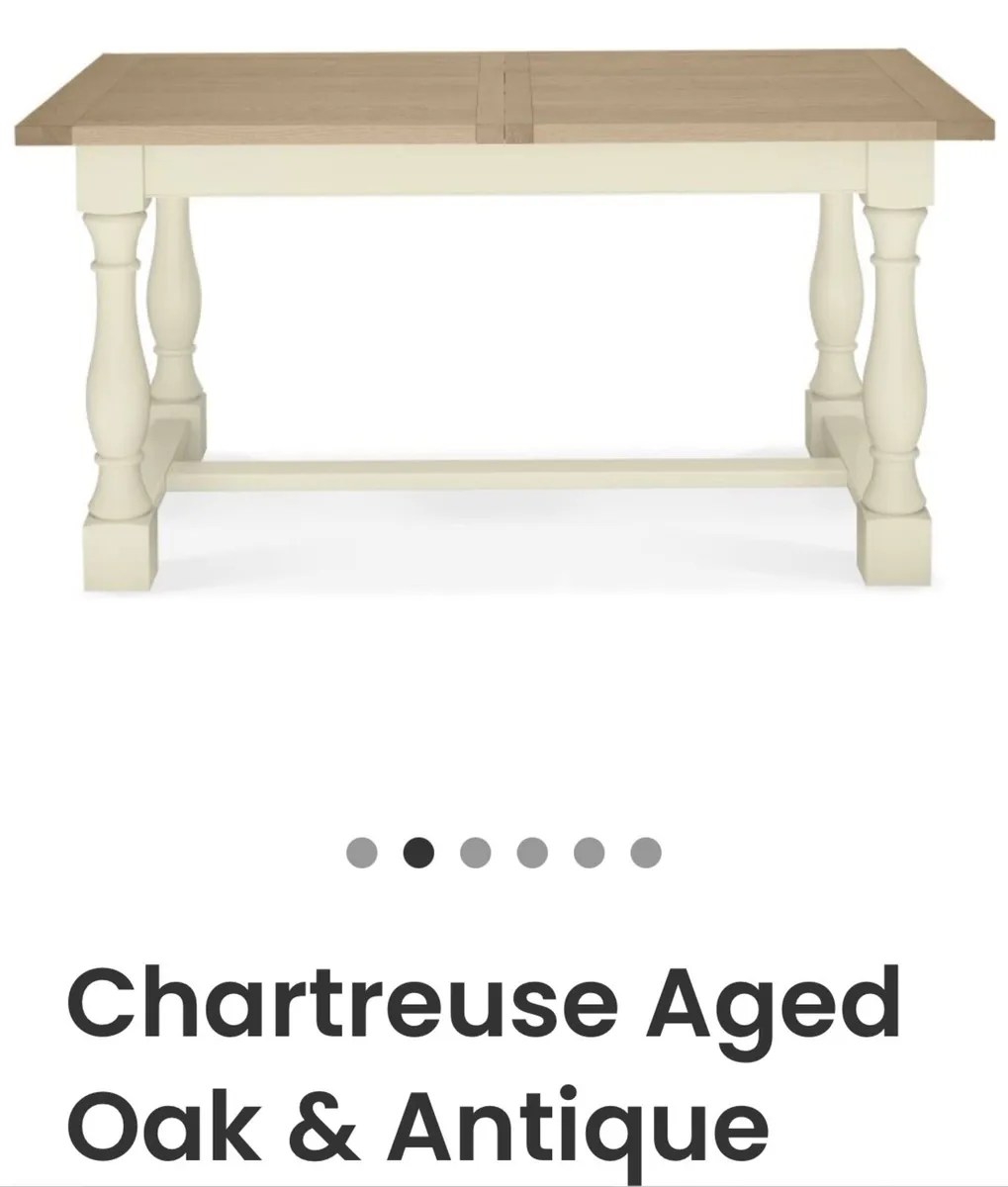 Dining Table and 6 Chairs: Must collect - Image 4