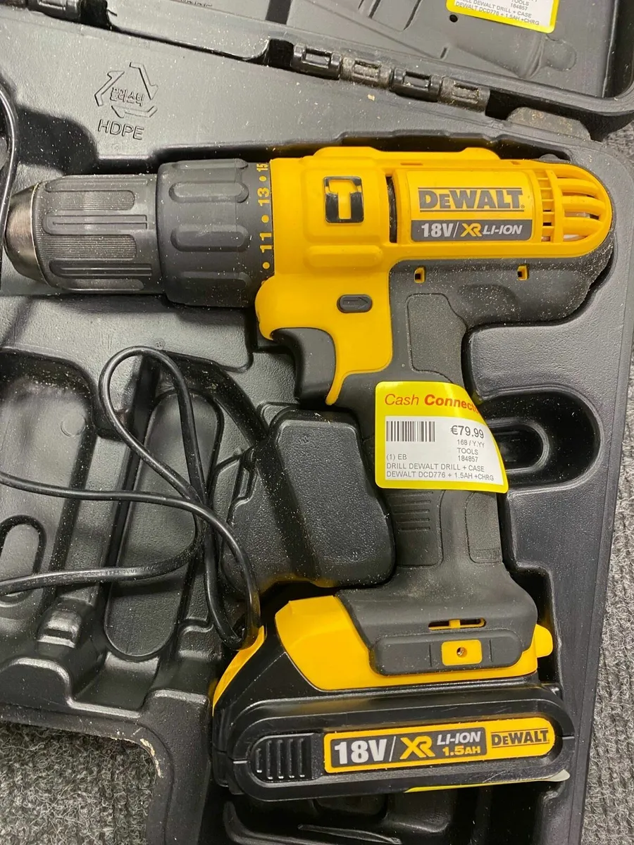 Dewalt DCD776 Drill + 1.5AH Batt + Charger - Image 2