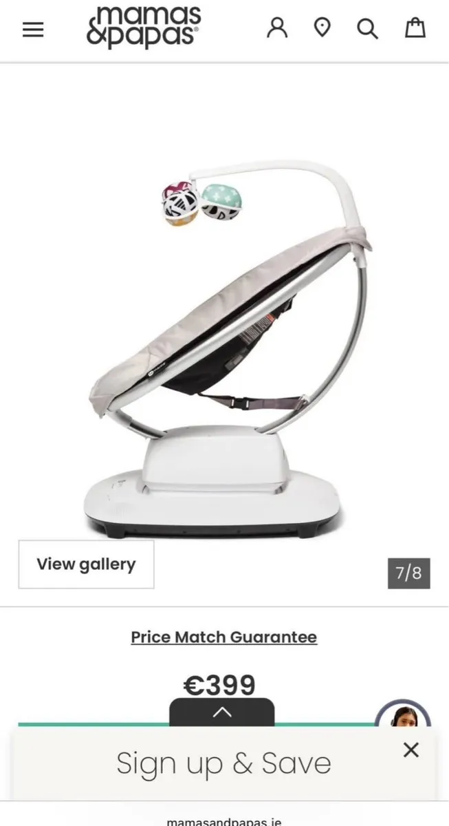 4moms MamaRoo Baby Swing – Excellent Condition - Image 2