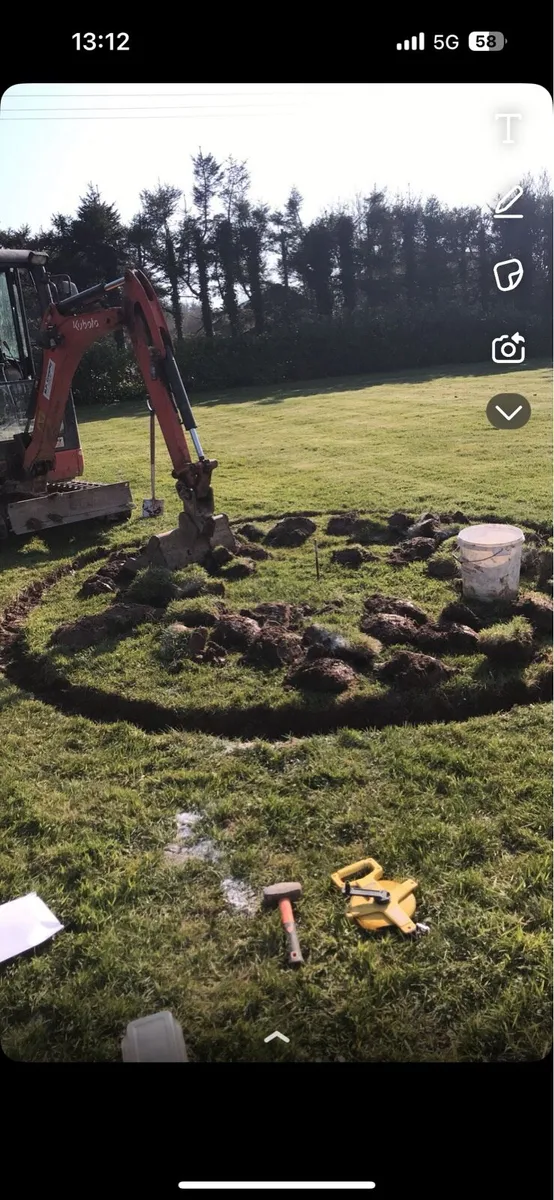 Digger hire , extensions ,landscaping , shed base - Image 2