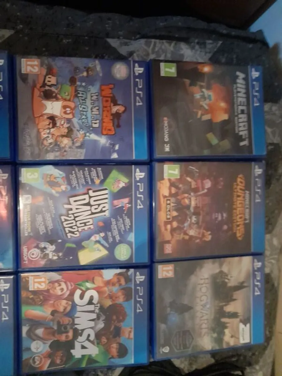 Ps4 (Playstation 4 Console) [Slim+White] & 11 Games! - Image 3