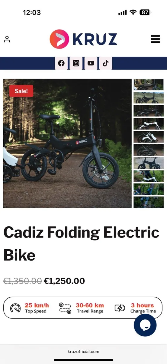 Cadiz Folding Electric Bike - Image 2