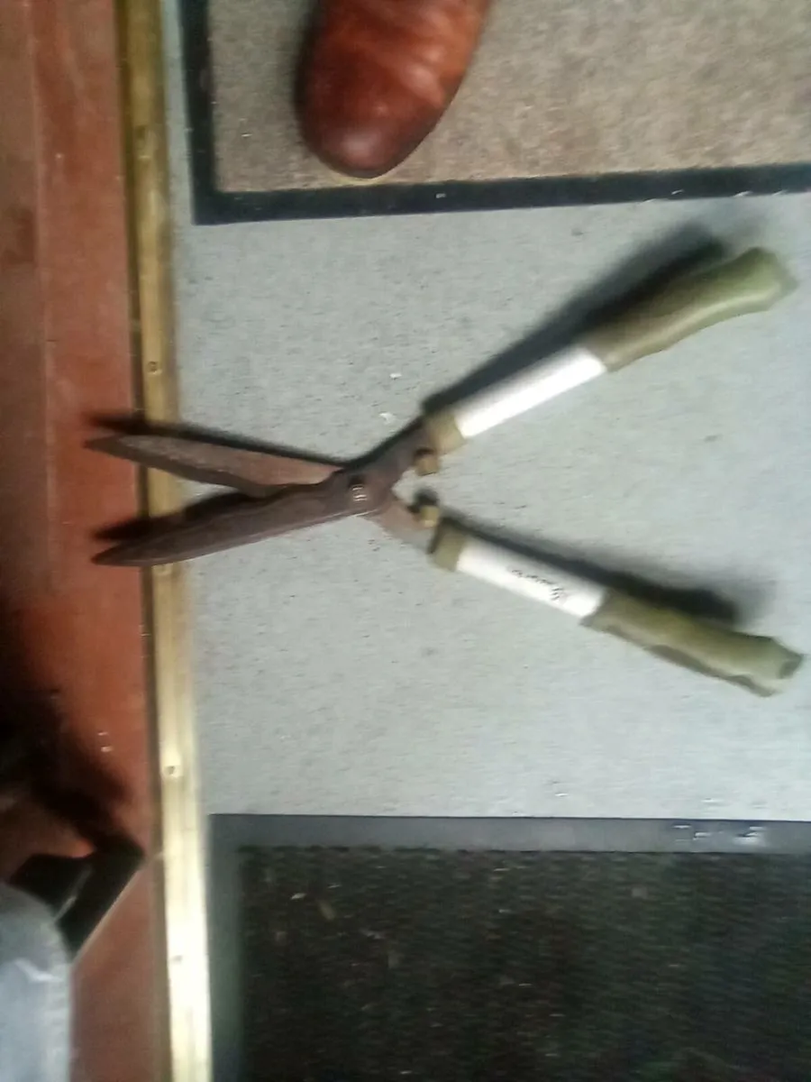 HAND  HELD.   HEDGE.  CLIPPERS. AND. THERMAL. HAT - Image 2