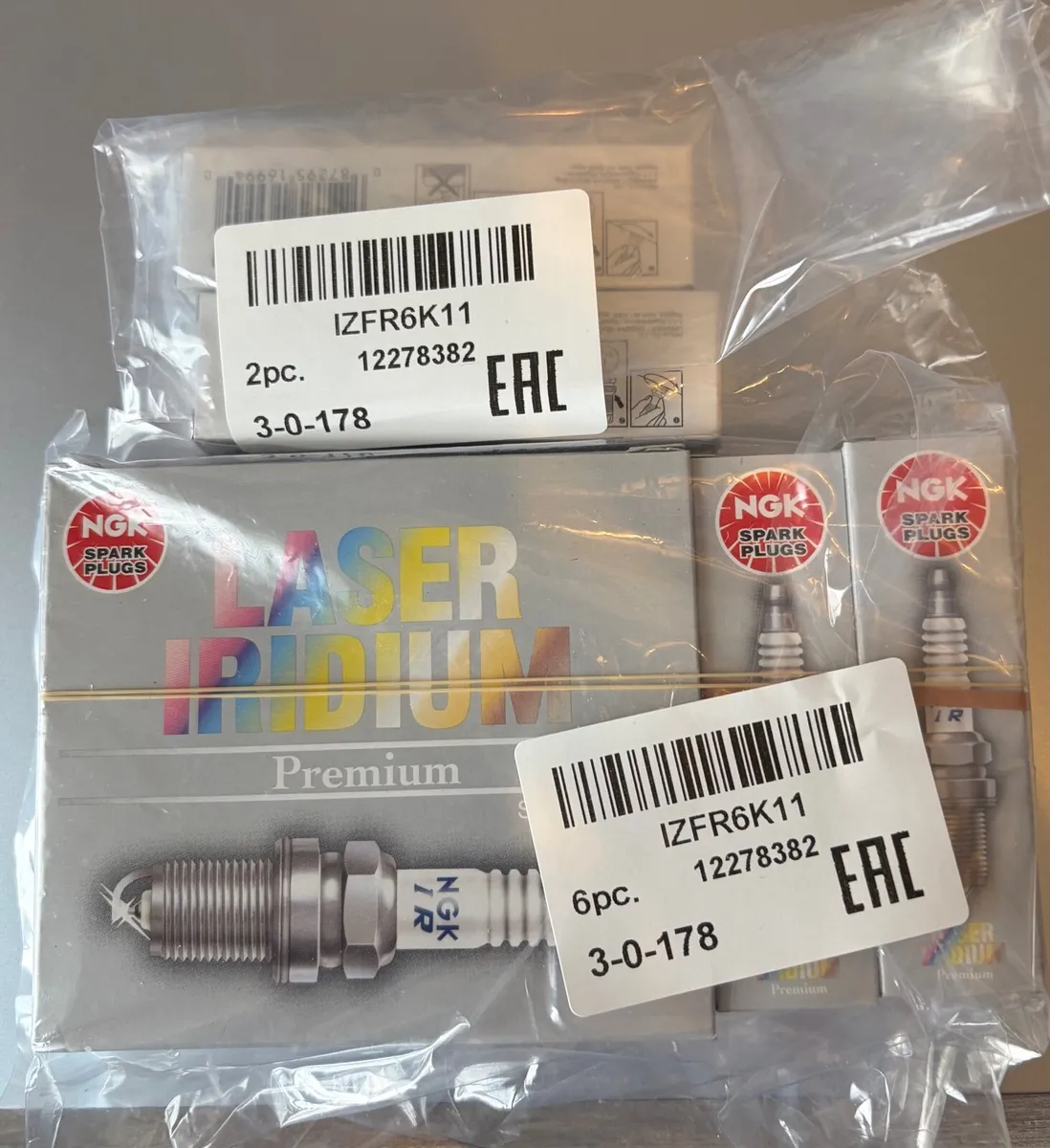 NGK Laser Iridium Spark Plugs (IZFR6K11)