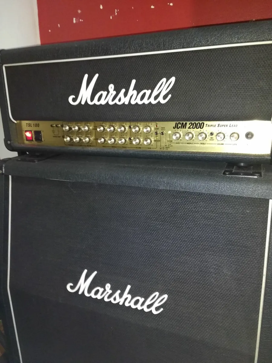 MARSHALL 100W (Half-stack) Amp & Cab - Image 3