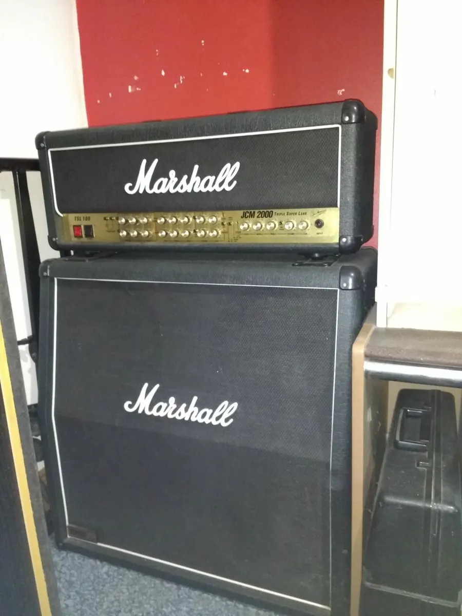 MARSHALL 100W (Half-stack) Amp & Cab - Image 2