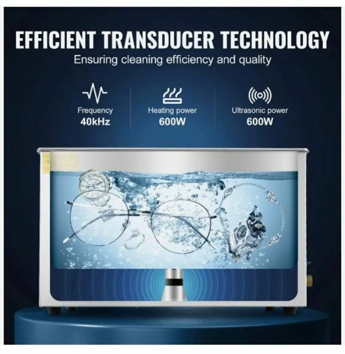 Professional Ultrasonic Cleaner, 30 L Ultrasonic - Image 3