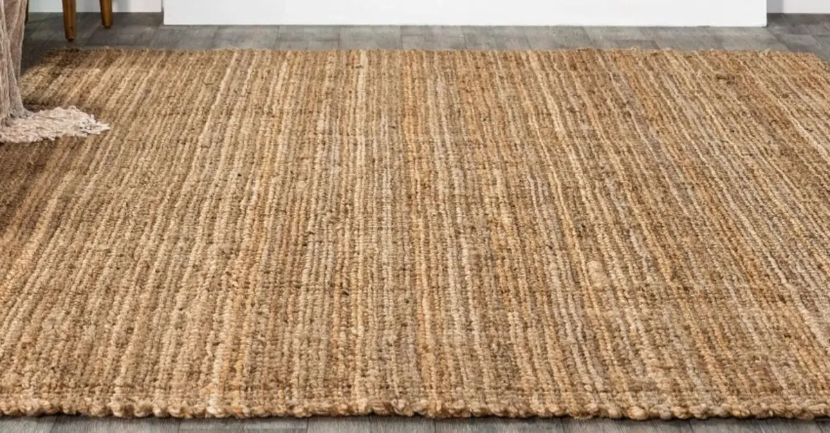 A Jute hand woven rug