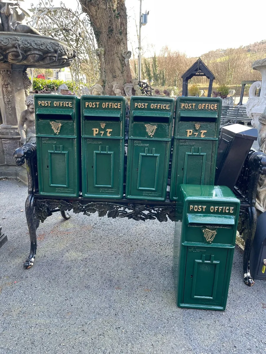 Irish post box building into wall - Image 1