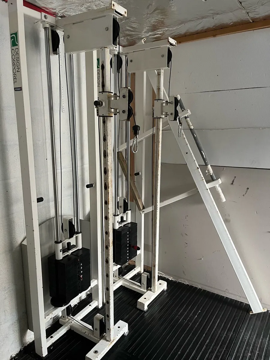 Cable crossover Gym machine 2 weight stacks - Image 1