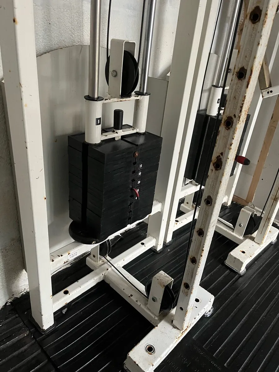 Cable crossover Gym machine 2 weight stacks - Image 2