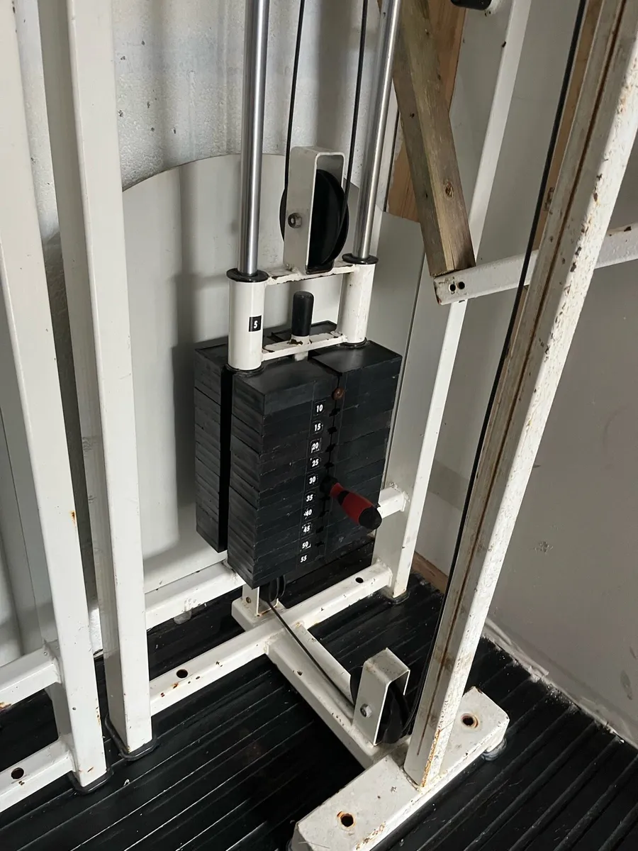 Cable crossover Gym machine 2 weight stacks - Image 3