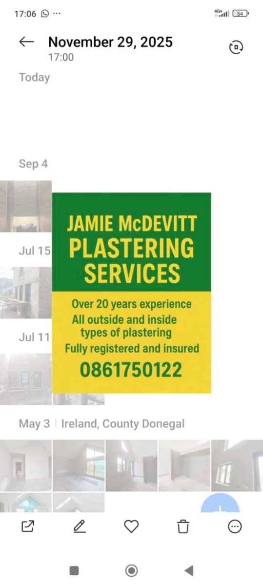 Plastering services - Image 1