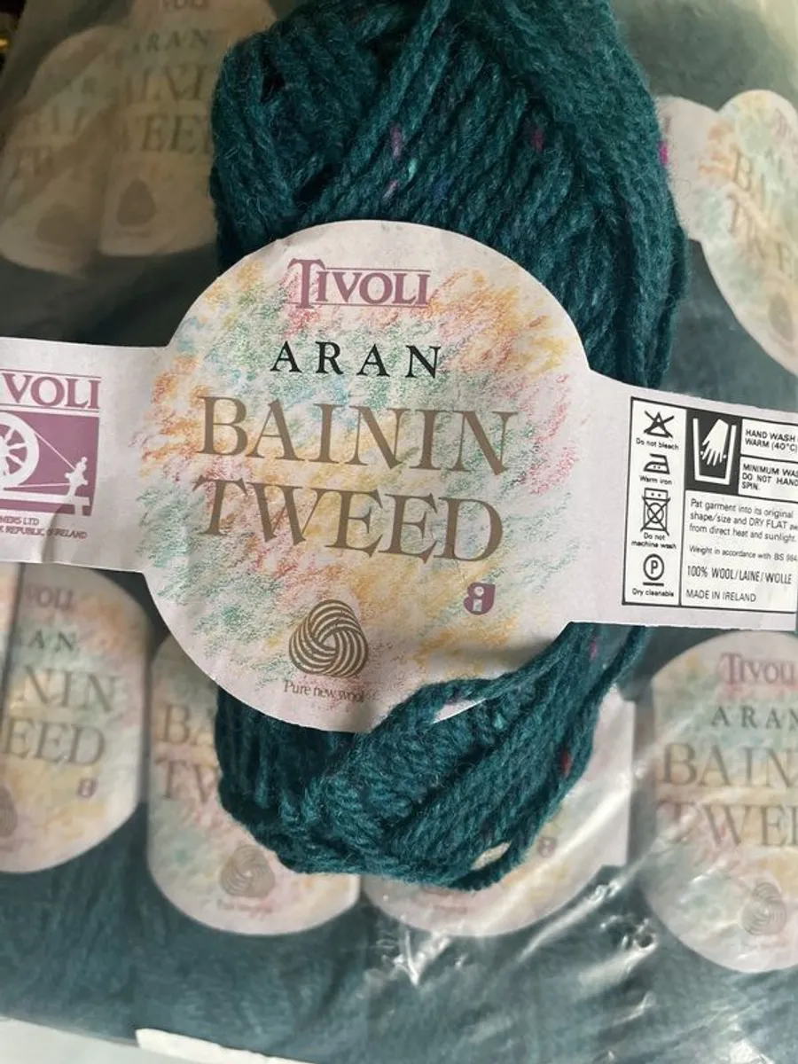 aran wool pure new wool tweed - Image 4