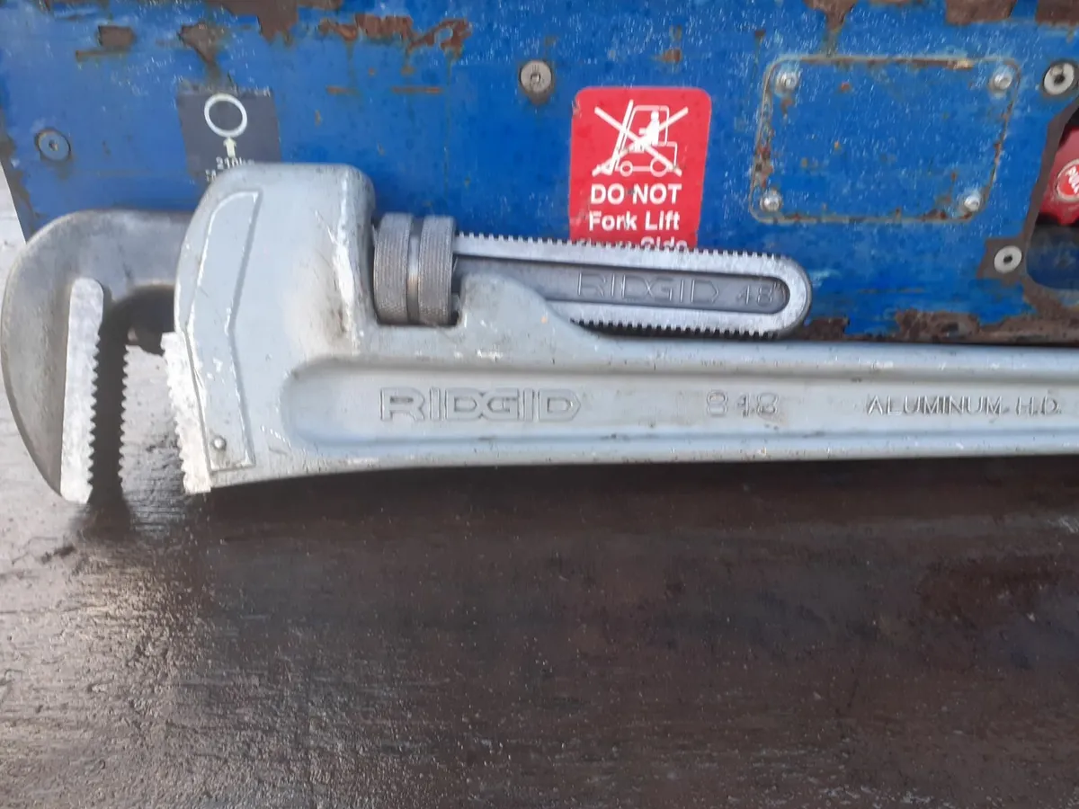 RIDGID 48 INCH ALUMINIUM STILSON - Image 2