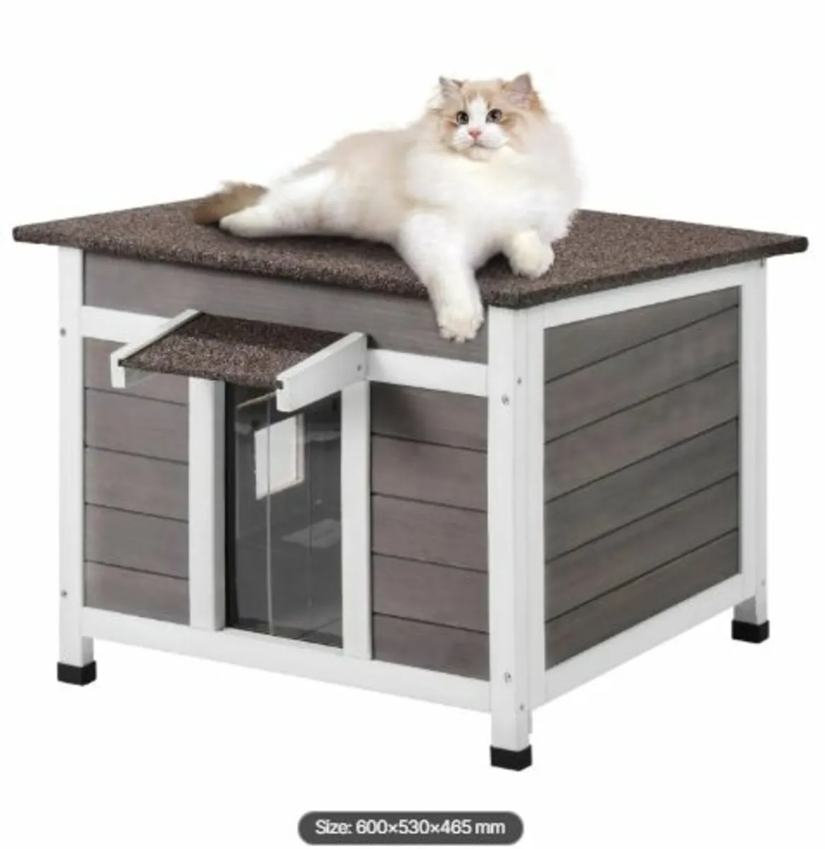 Outdoor Cat House Weatherproof, Feral Cat Shelter - Image 1
