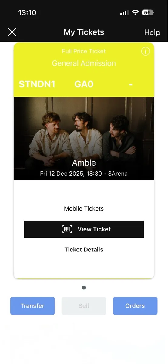 Amble Ticket