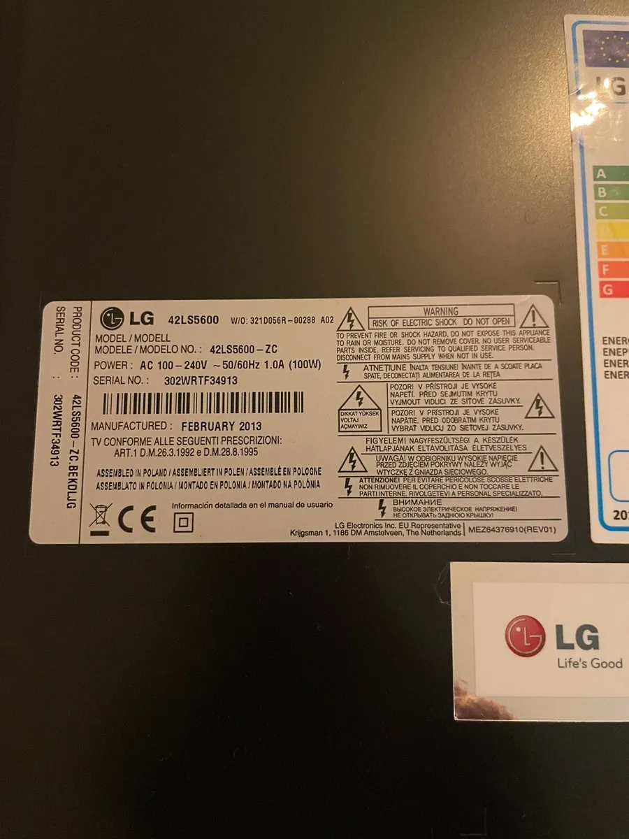42 inch LG tv - Image 3