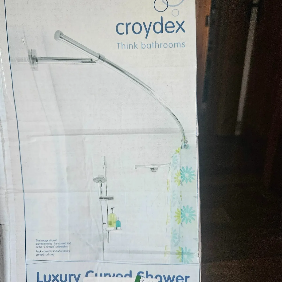 Shower curtain rods. Unused. - Image 2