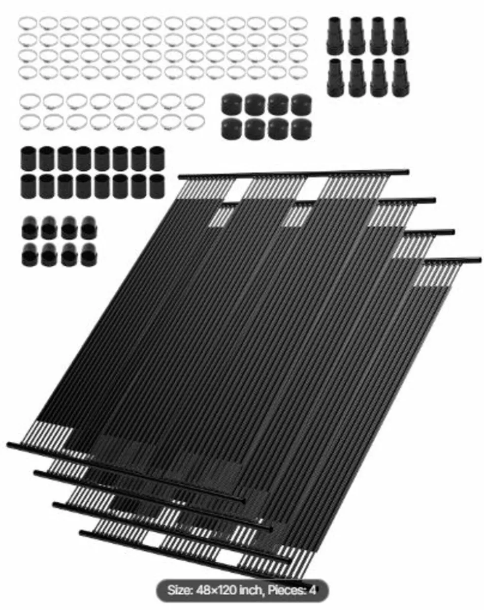 Solar Pool Heater, 4 x 10 ft HDPE Solar Pool Panel - Image 1