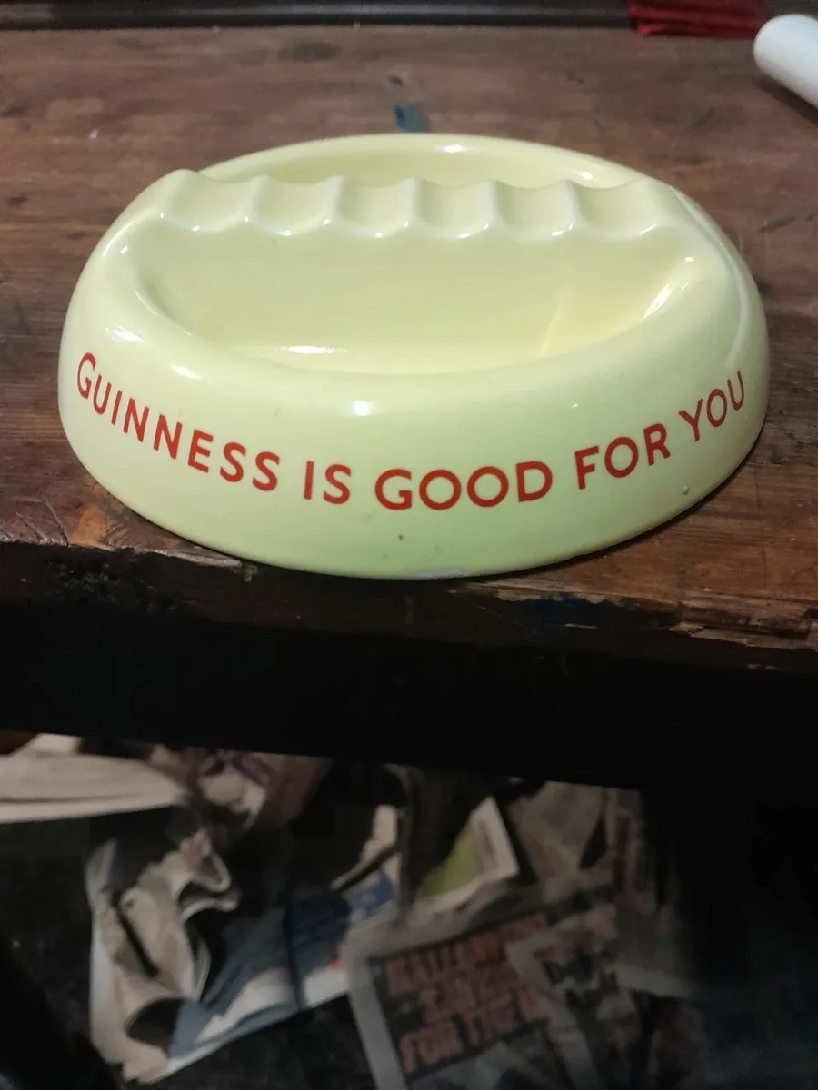 Guinness is good for you ashtray - Image 1