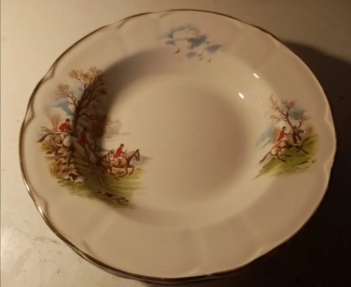 Arklow Hunting Scene China Bowls - Image 3