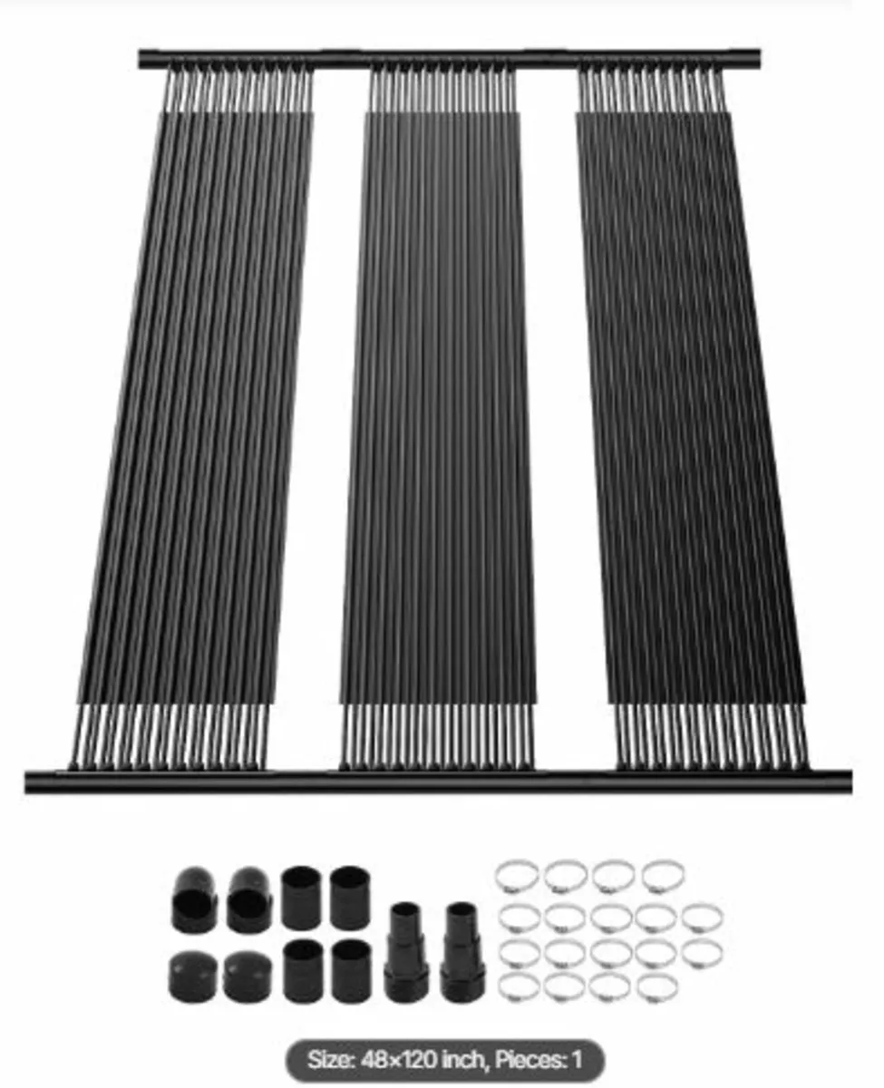 Solar Pool Heater,4x10 ft HDPE Pool Heating System - Image 1