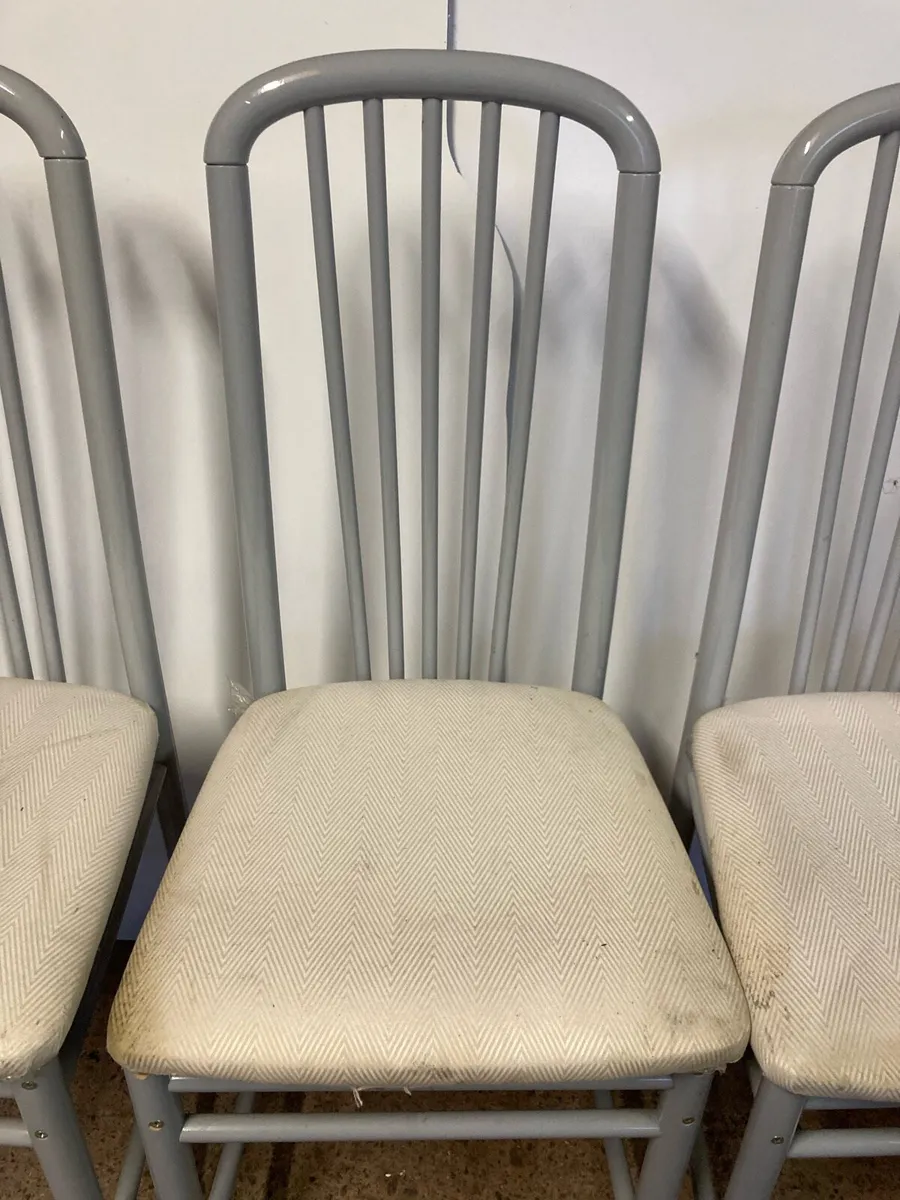 Project 3 Dining Chairs & 3 small Stools - Image 3