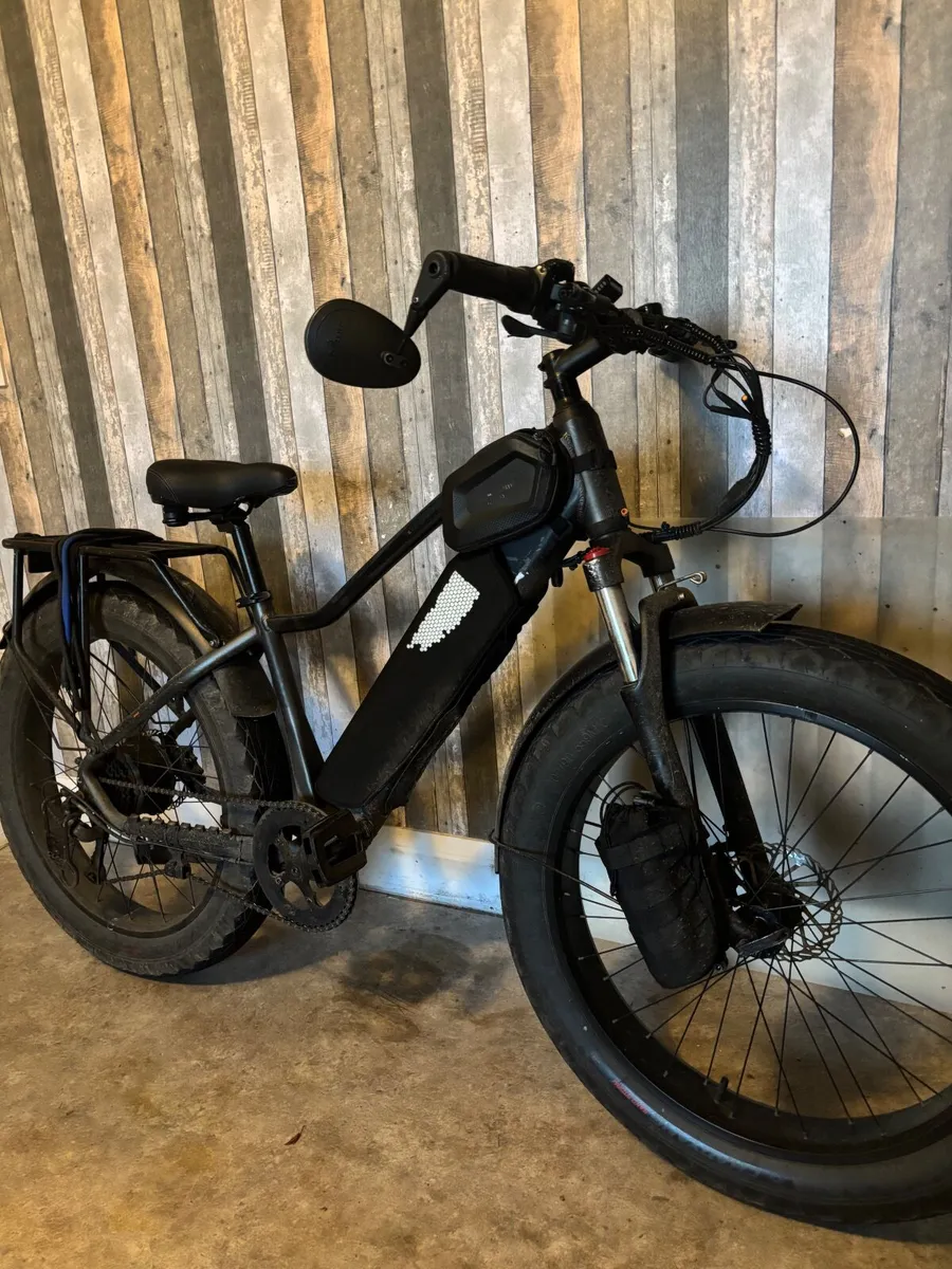 Fat tire electric bicycle 2 batteries - Image 2
