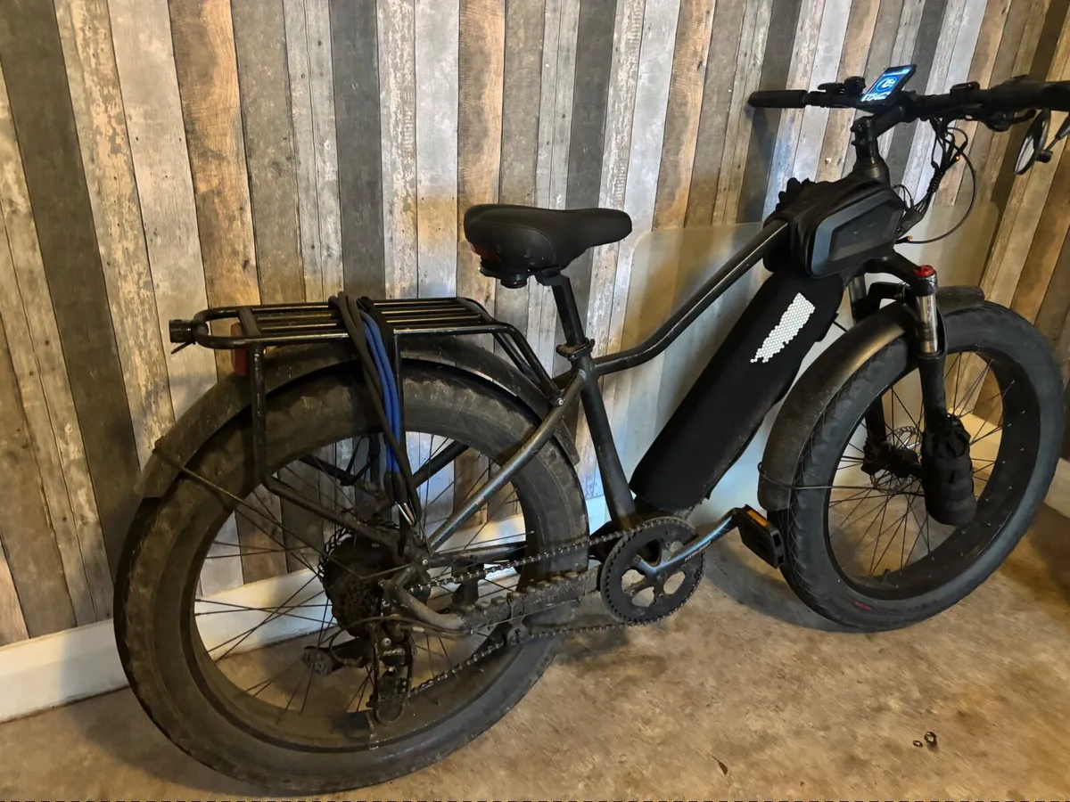 Fat tire electric bicycle 2 batteries - Image 4