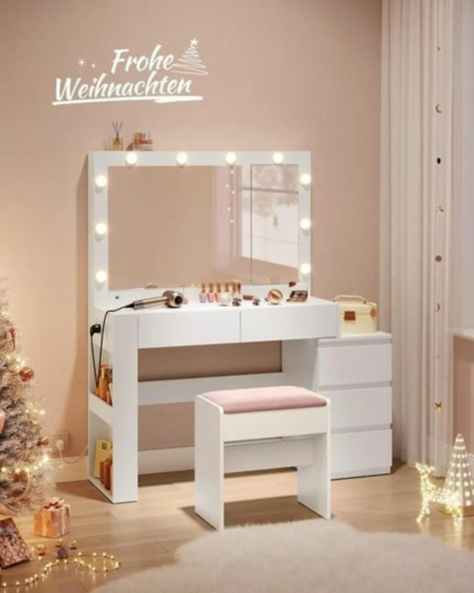 Dressing table LED Bulbs Hollywood mirror XXL - Image 1