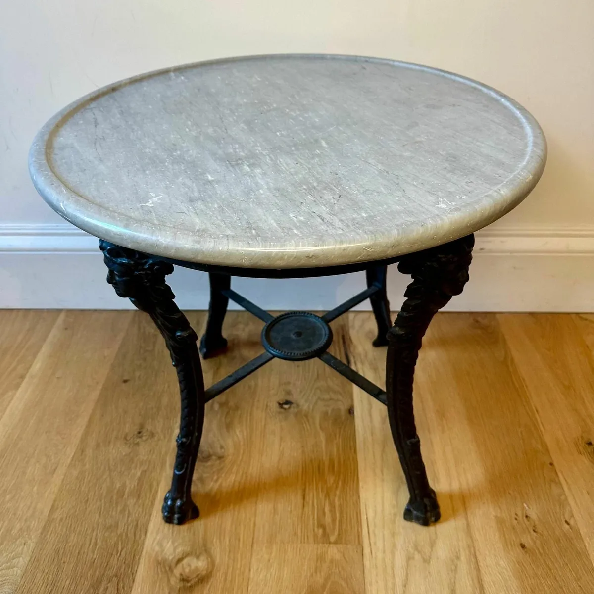 19th Century Circular Marble Top Coffee Table with - Image 1