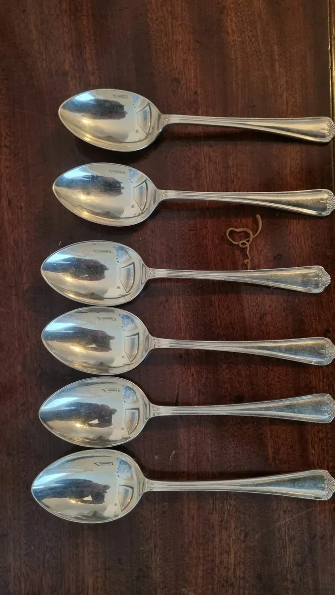 Antique Newbridge Silver Spoons - Image 1