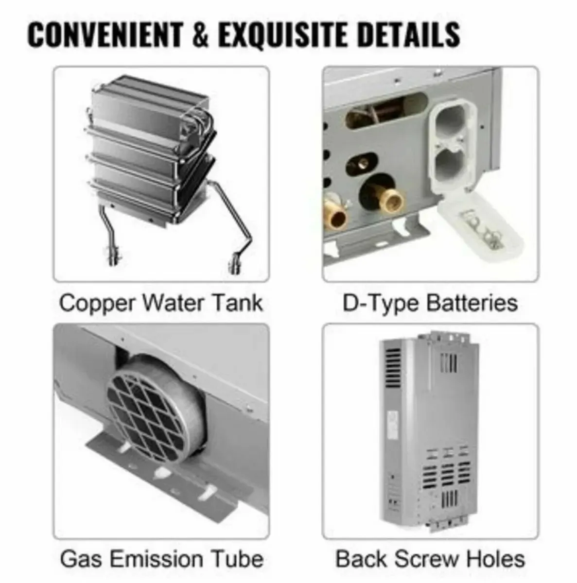 Tankless 6L LPG Instant Gas Water Heater - Image 4