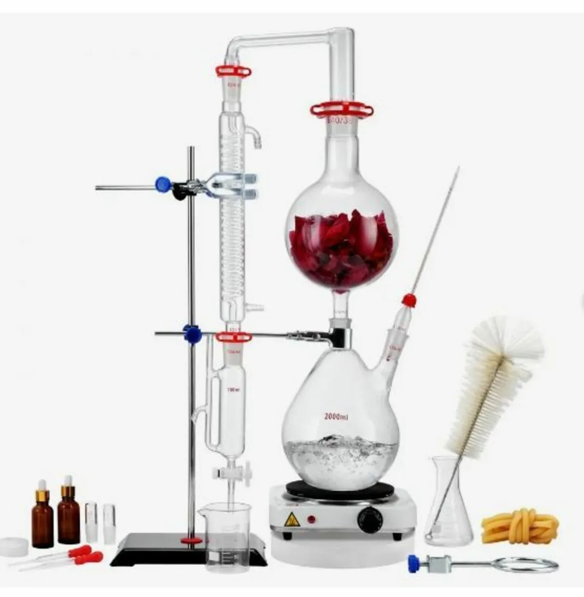 Essential Oil Distillation Kit, 2000ml - Image 1