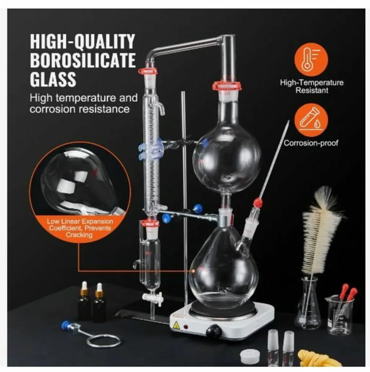 Essential Oil Distillation Kit, 2000ml - Image 4