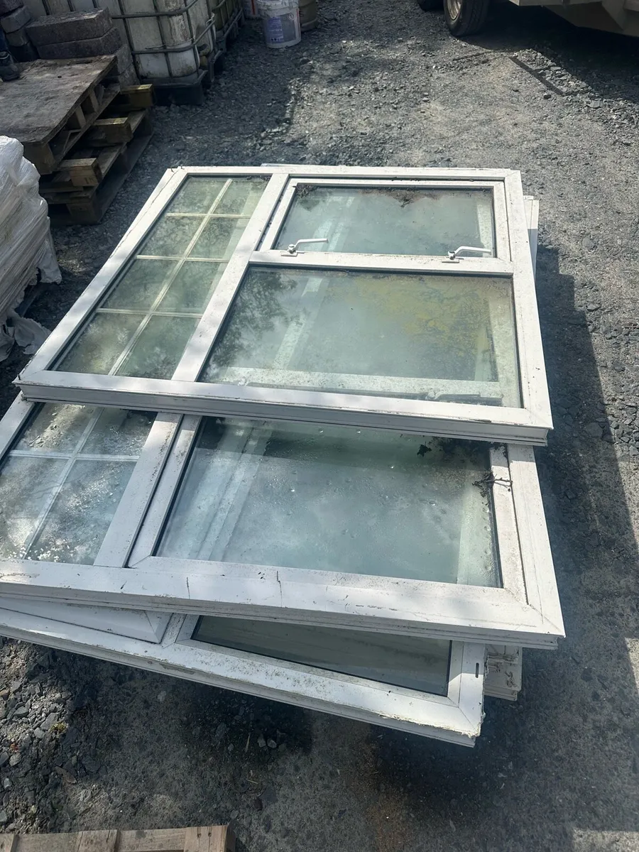 PVC window white
