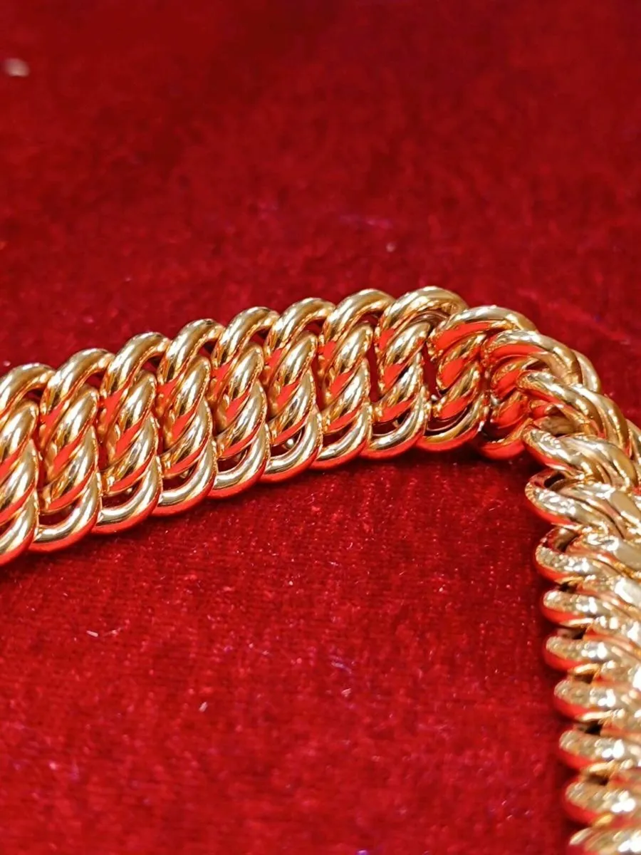 9k Rose Gold Byantine Bracelet - Image 3