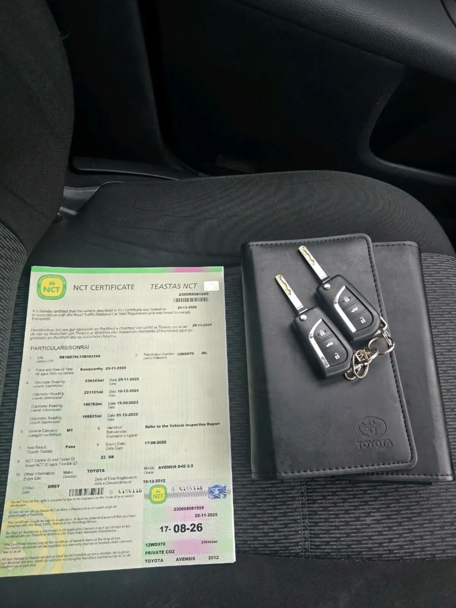 New NCT 08/26 Toyota Avensis - Image 1