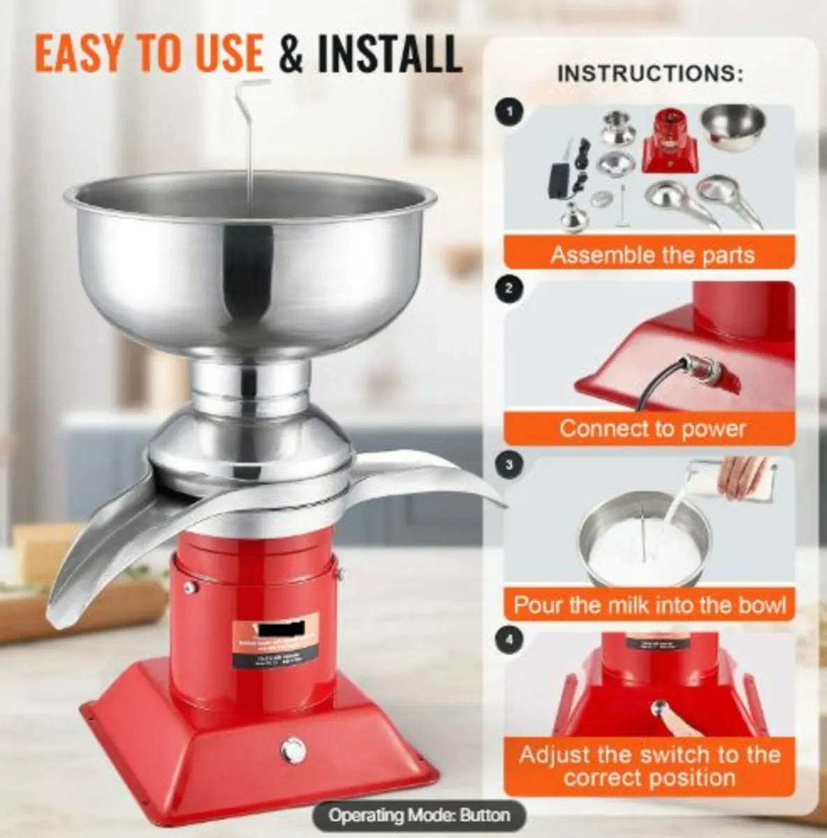 Milk Cream Centrifugal Separator, 304 Stainless - Image 2