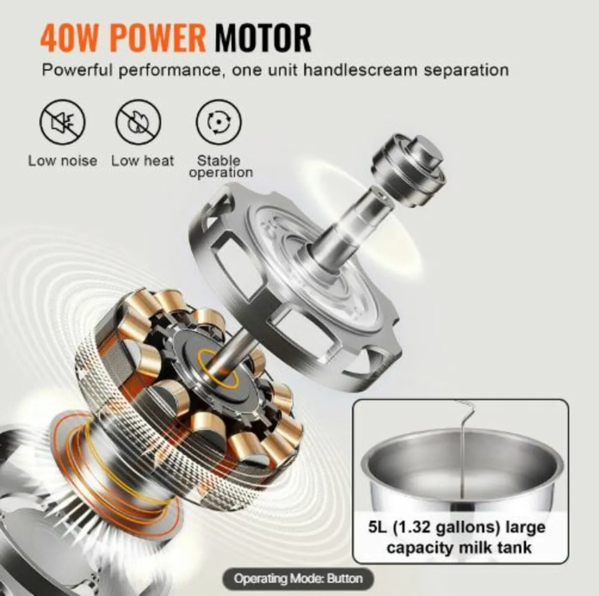 Milk Cream Centrifugal Separator, 304 Stainless - Image 4