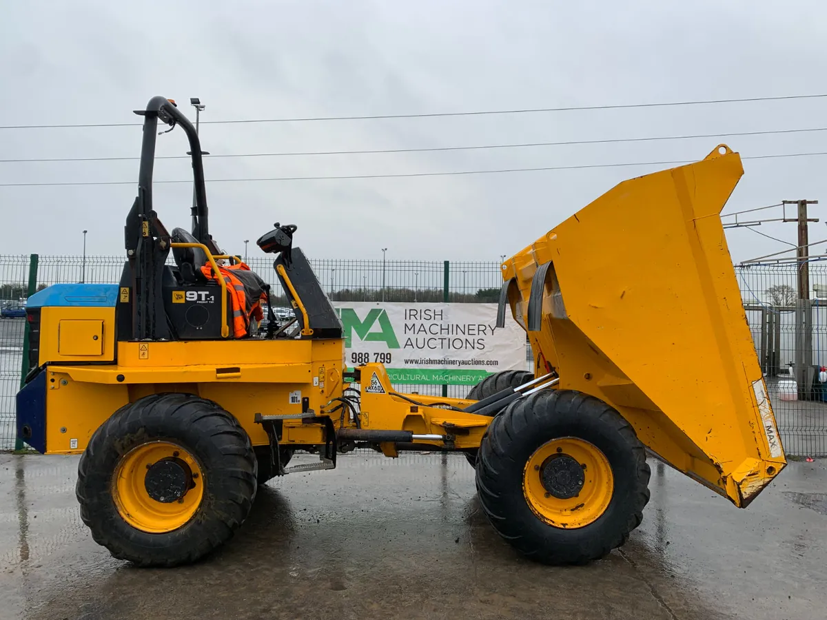 BID ONLINE NOW - 2019 JCB 9T STRAIGHT TIP DUMPER - Image 3