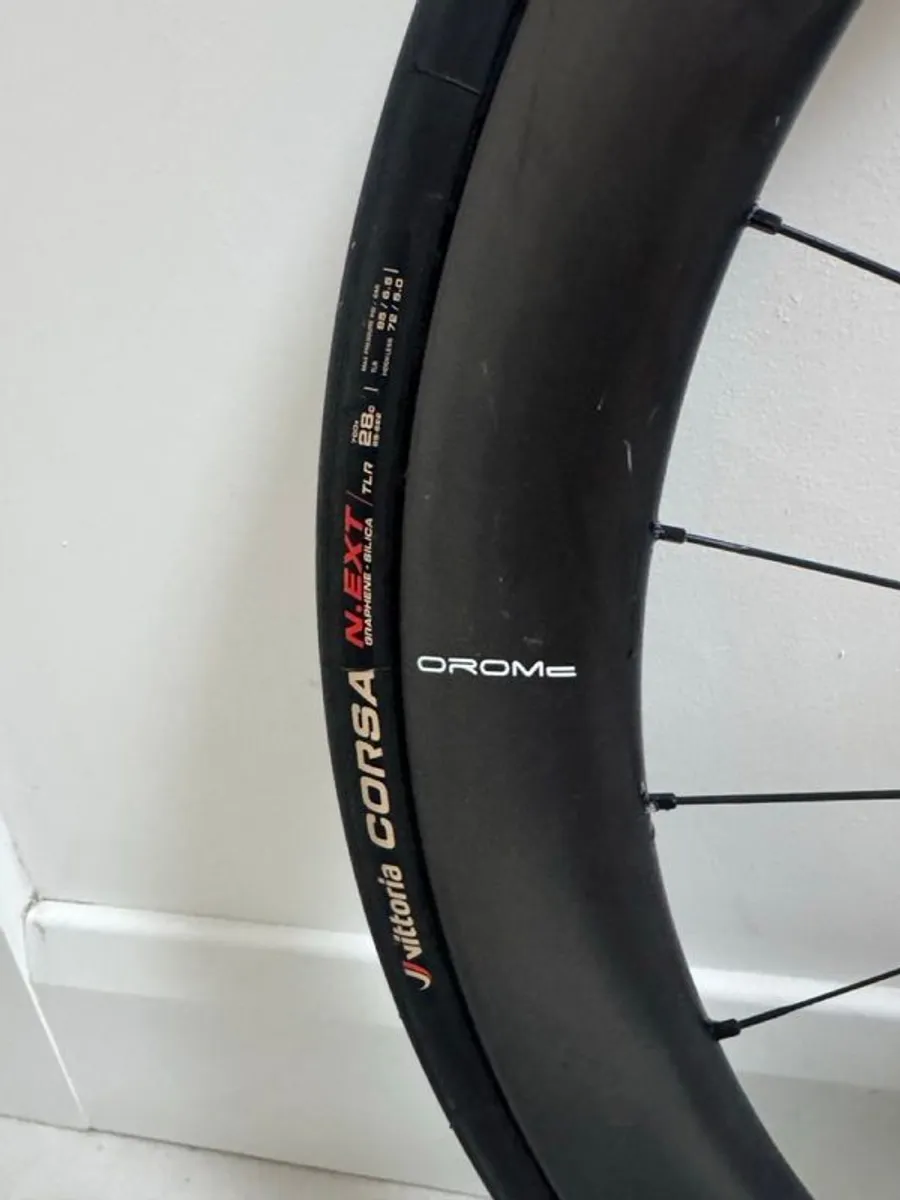 56mm Deep Section Disc Brake Rear Bike Wheel - Image 3